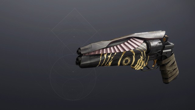 A side view of the Igneous Hammer Hand Cannon.