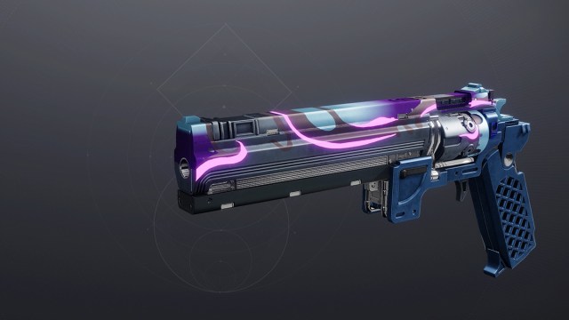 A side view of the Round Robin Hand Cannon.