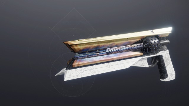 A side view of the Sunshot Hand Cannon.