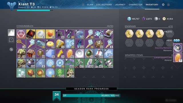 Getting a Dawning Momento from a GIft in Return item