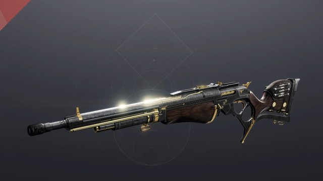 A side view of the Dead Man's Tale Scout Rifle