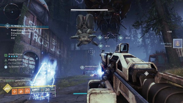 Getting the Bullet Spray Ingredient during an EDZ Public Event in Destiny 2