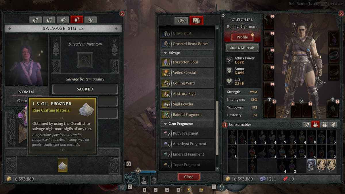 Best Way To Farm Sigil Powder Diablo 4