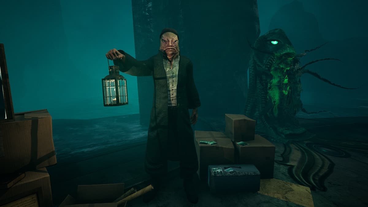 Man with a lantern