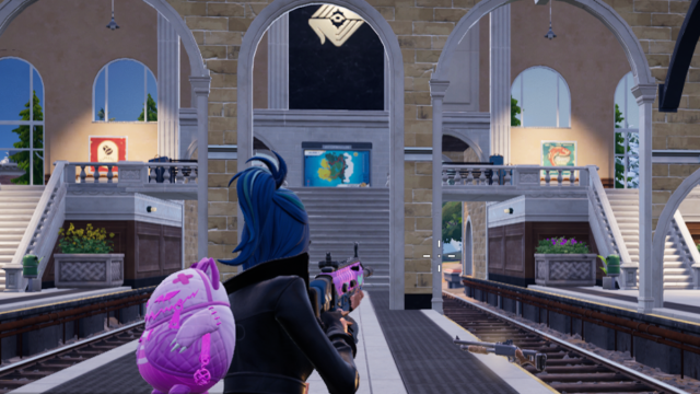 Fortnite character looking reckless railway in chapter 5 season 1.