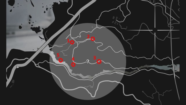 Yeti Hunt clue locations in GTA Online.