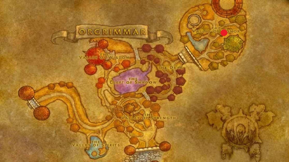 WoW Orgrimmar Map