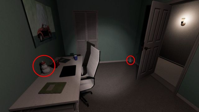 Two snowmen hiding at 10 Ridgeview Court.