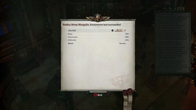 warhammer 40k rogue trader skill log