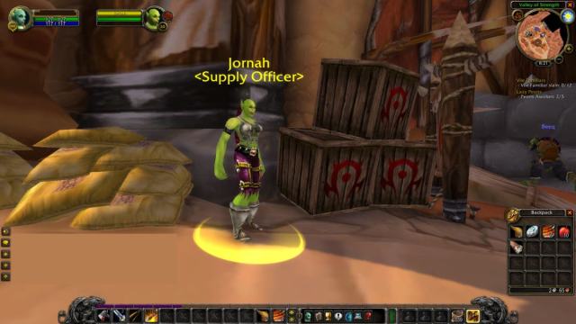The Orgrimmar Supply Officer in WoW: SoD.