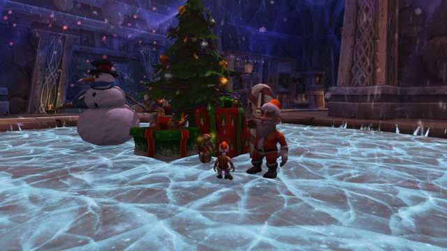 Winter Veil tree in Ironforge