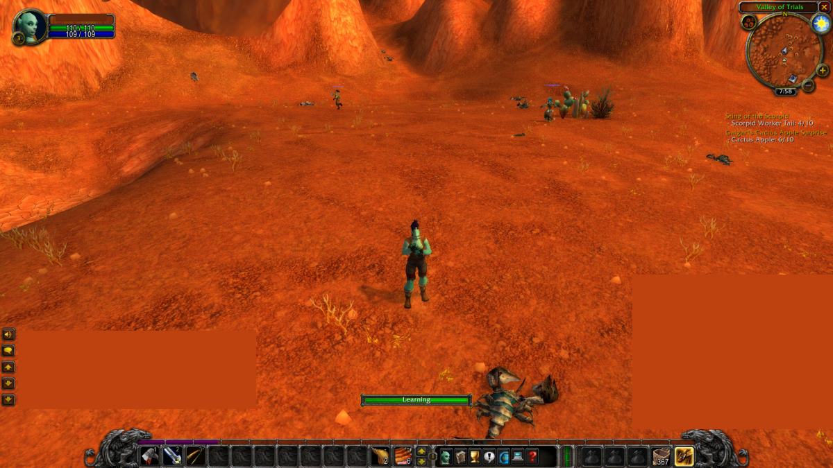 An orc Hunter in WoW.