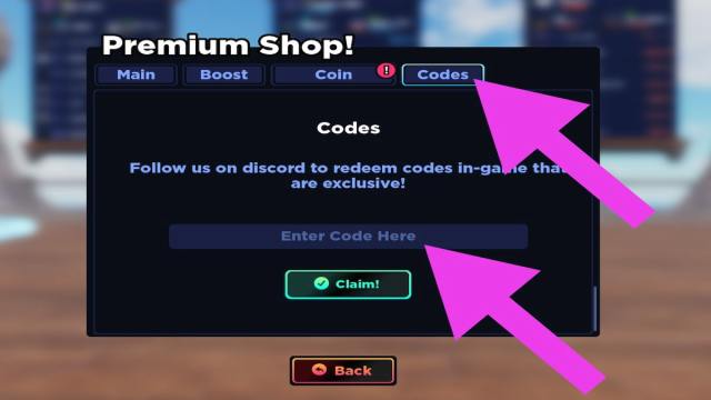 How to redeem codes in Anime Dungeon Fighters