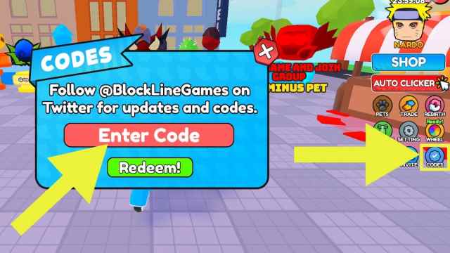 How to redeem codes in Motorcycle Race