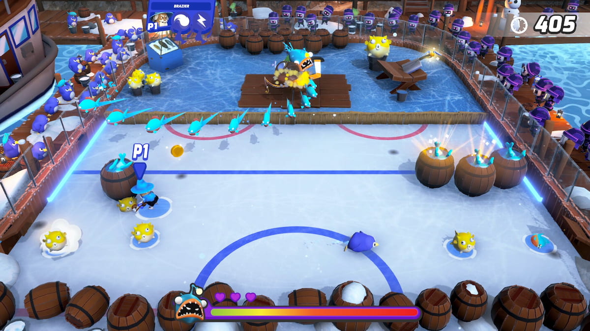 water hazzard hockey level in goons legends and mayhem