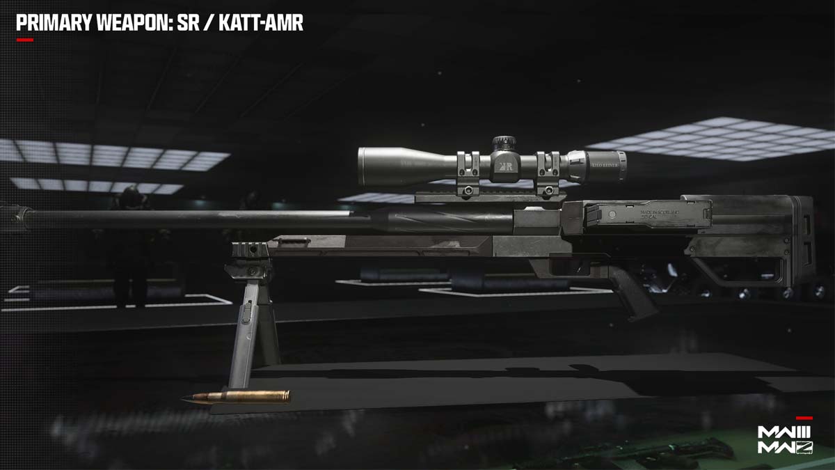 KATT-AMR sniper rifle on display in CoD MW3