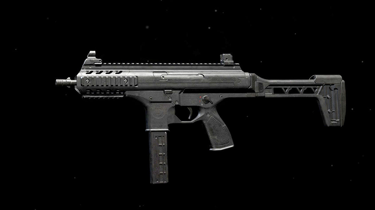 Side view fo the HRM-9 SMG in Modern Warfare 3