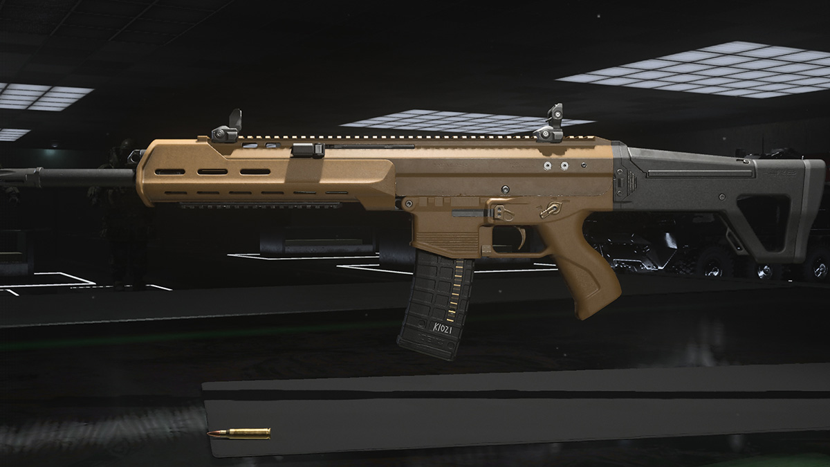 Complex side view of the MCW AR in Modern Warfare 3