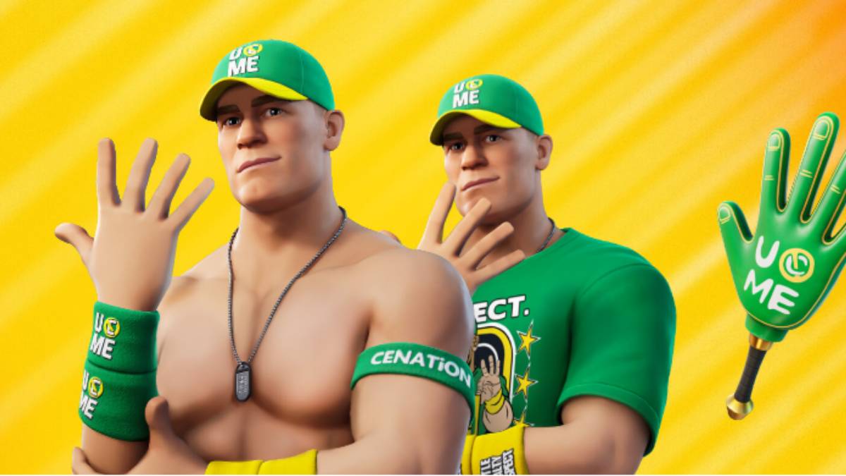 John Cena Fortnite promotional image.