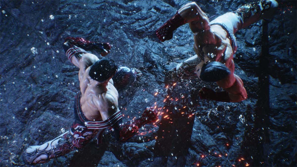 Jin and Kazuya final fight in the rain in Tekken 8