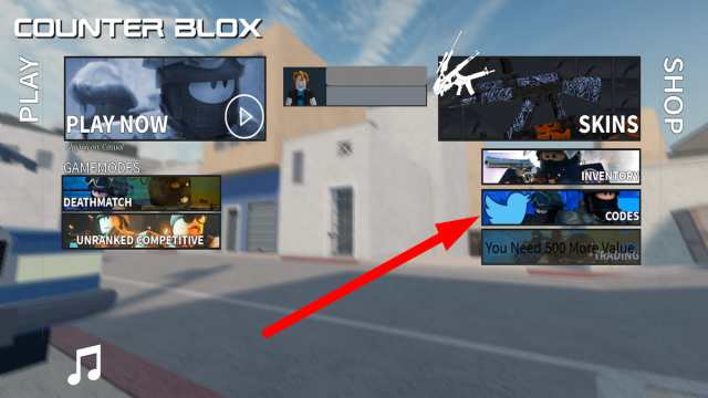 How to redeem codes in Counter Blox