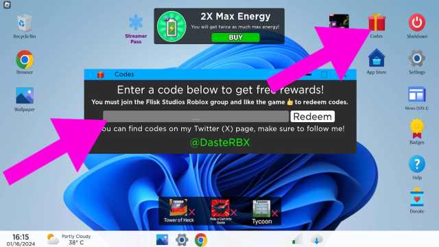 How to redeem codes in Streamer Life
