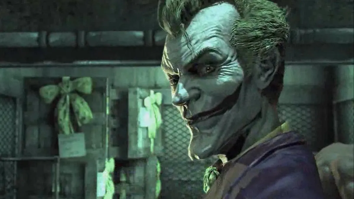 Joker in an Arkham Asylum Room