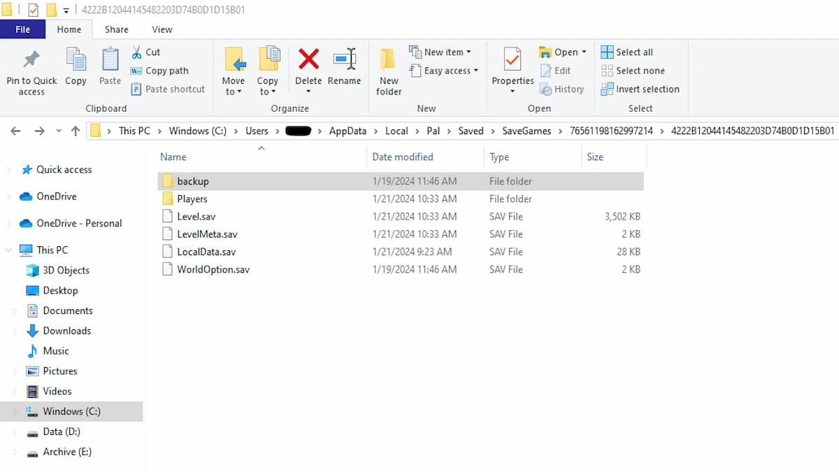 Palworld PC Save File Location Guide How to Guard Against Server