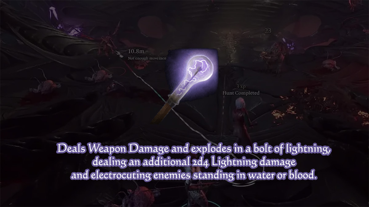 lightning arrow description in baldurs gate 3