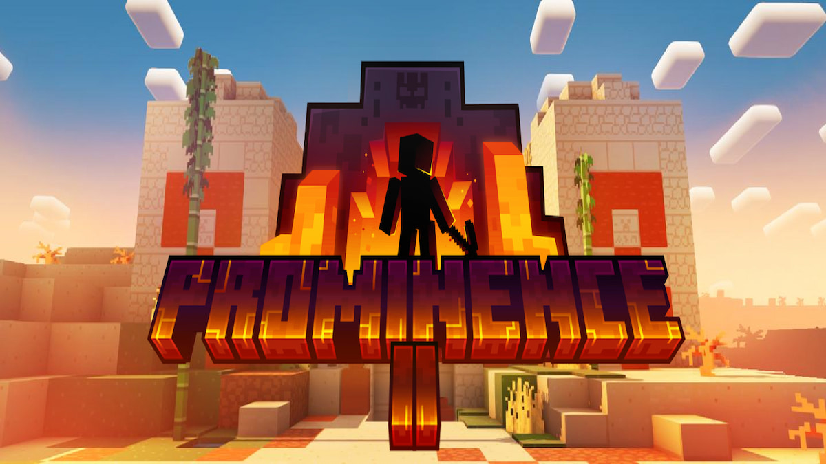 The title cover for the Prominence II modpack.