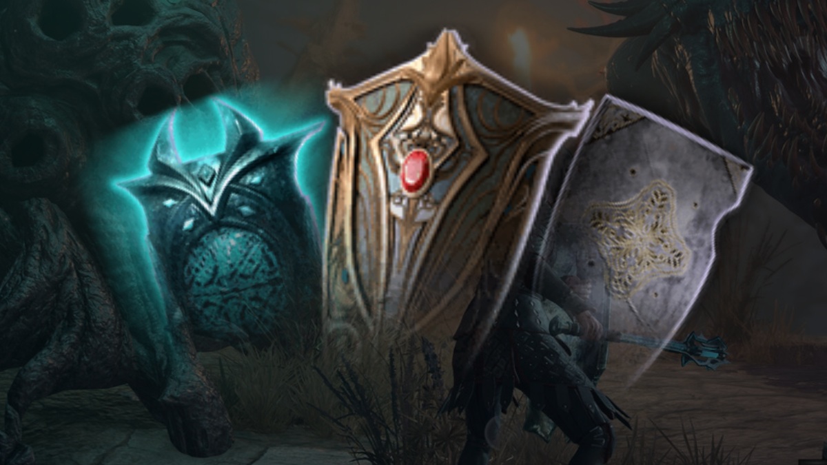 three very rare and legendary shields in baldurs gate 3