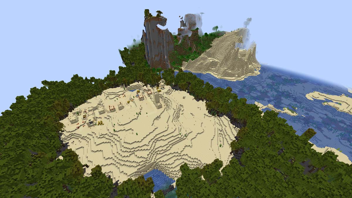 Mangrove village in Minecraft