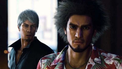 Ichiban and Kiryu characters stand side by side in Like a Dragon: Infinite Wealth