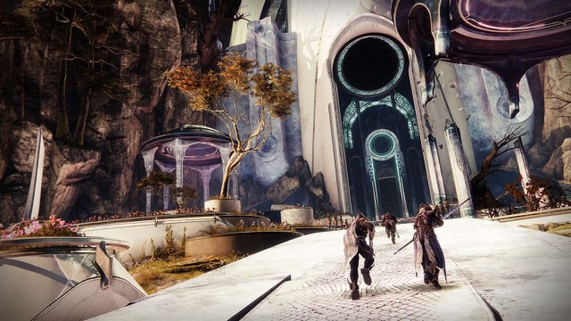 Guardians approaching the Last Wish Raid in Destiny 2