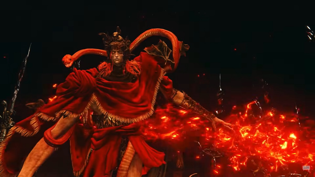 Messmer using a flame attack in the dlc trailer