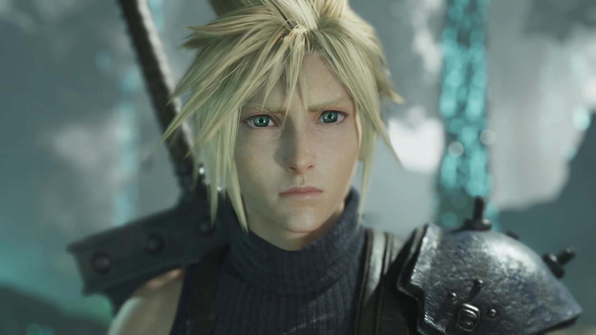 Cloud looking worried in Final Fantasy VII: Rebirth
