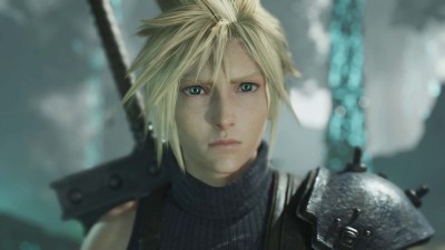 Cloud looking worried in Final Fantasy VII: Rebirth