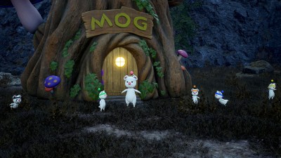 A Mogstool with Moogles in Final Fantasy VII Rebirth