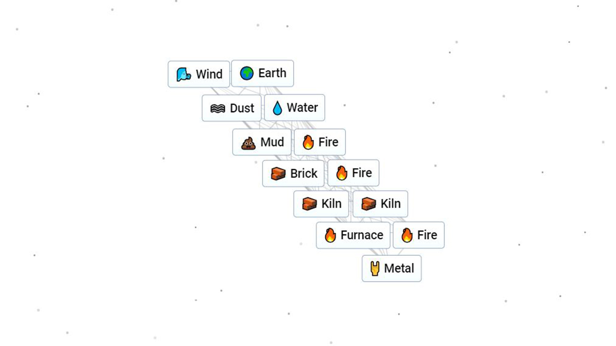 infinite craft metal recipe