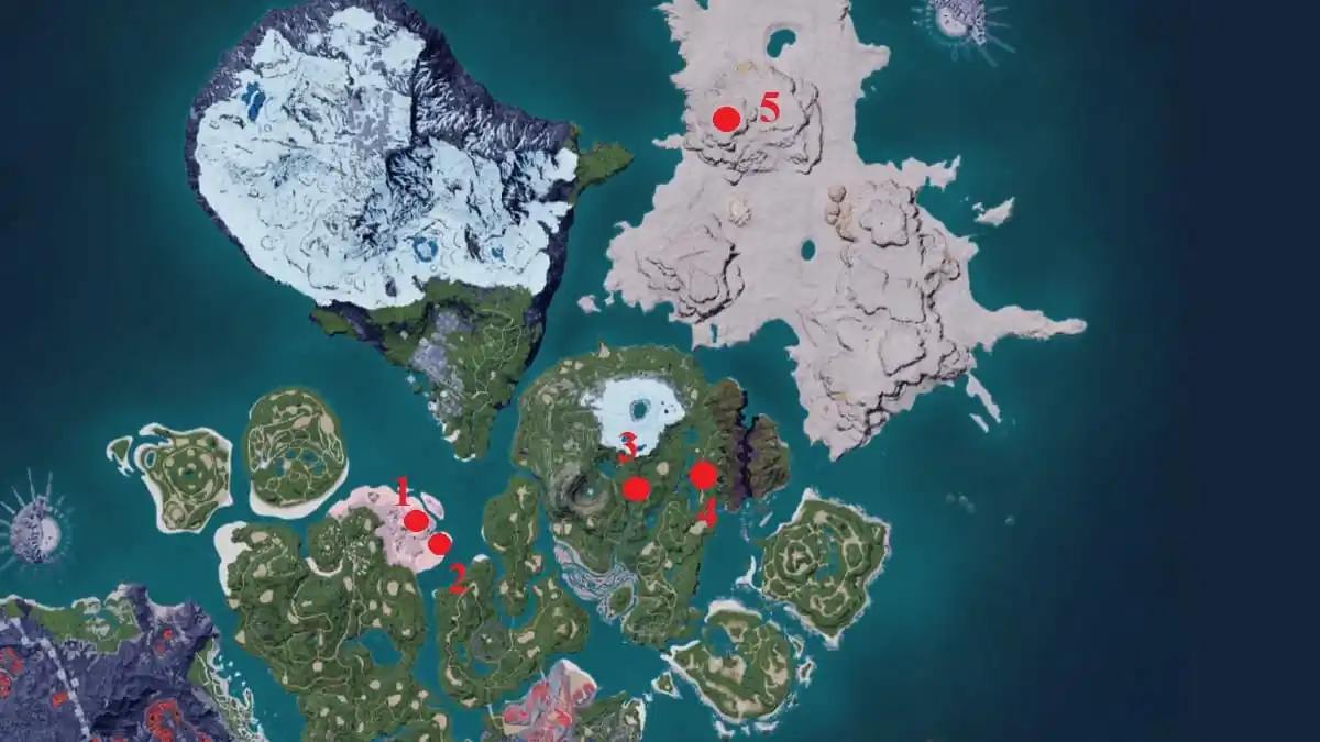 Best Locations to Mine Coal in Palworld (With a Map and Coordinates