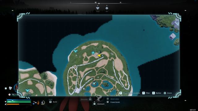 Map view of player base location
