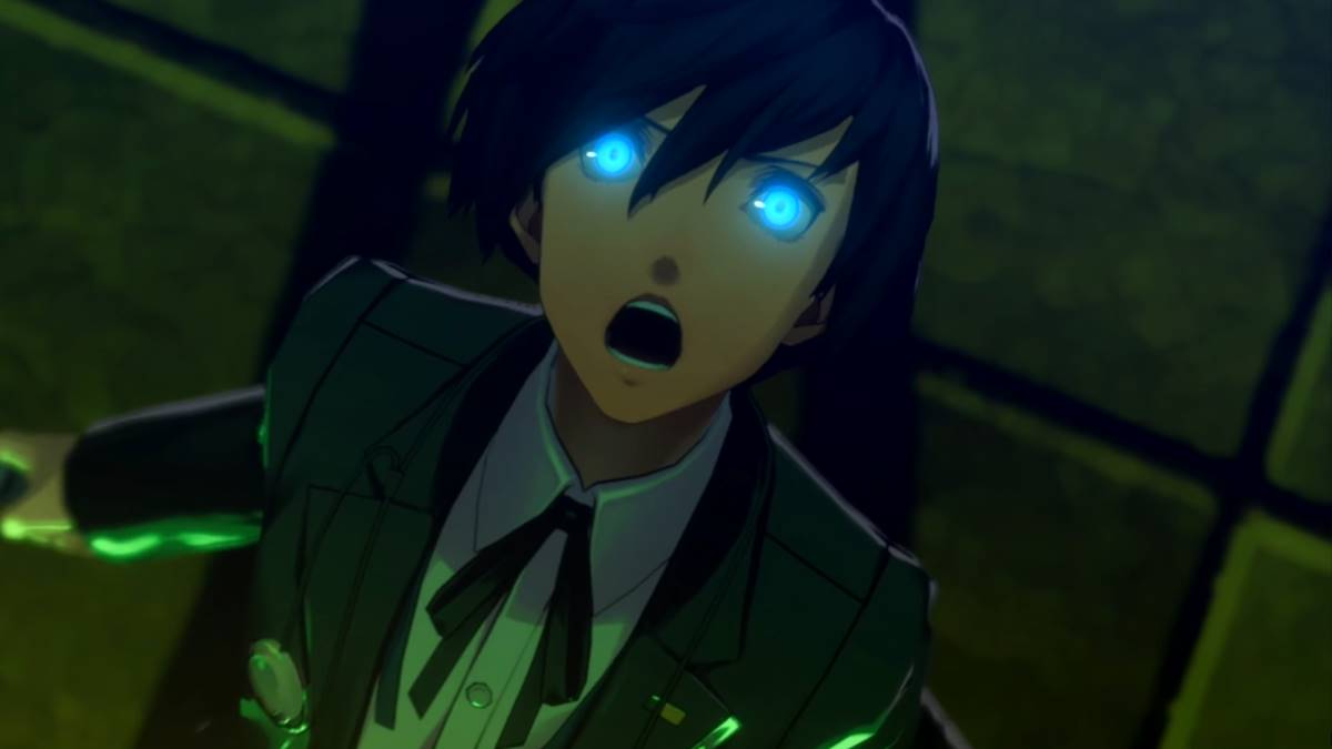 The Persona 3 Reload main character taking on a Persona