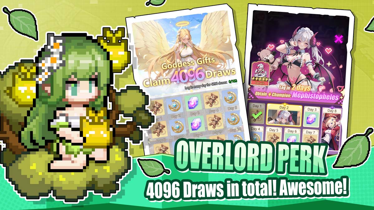 Overlord perk screen for Pixel Overlord