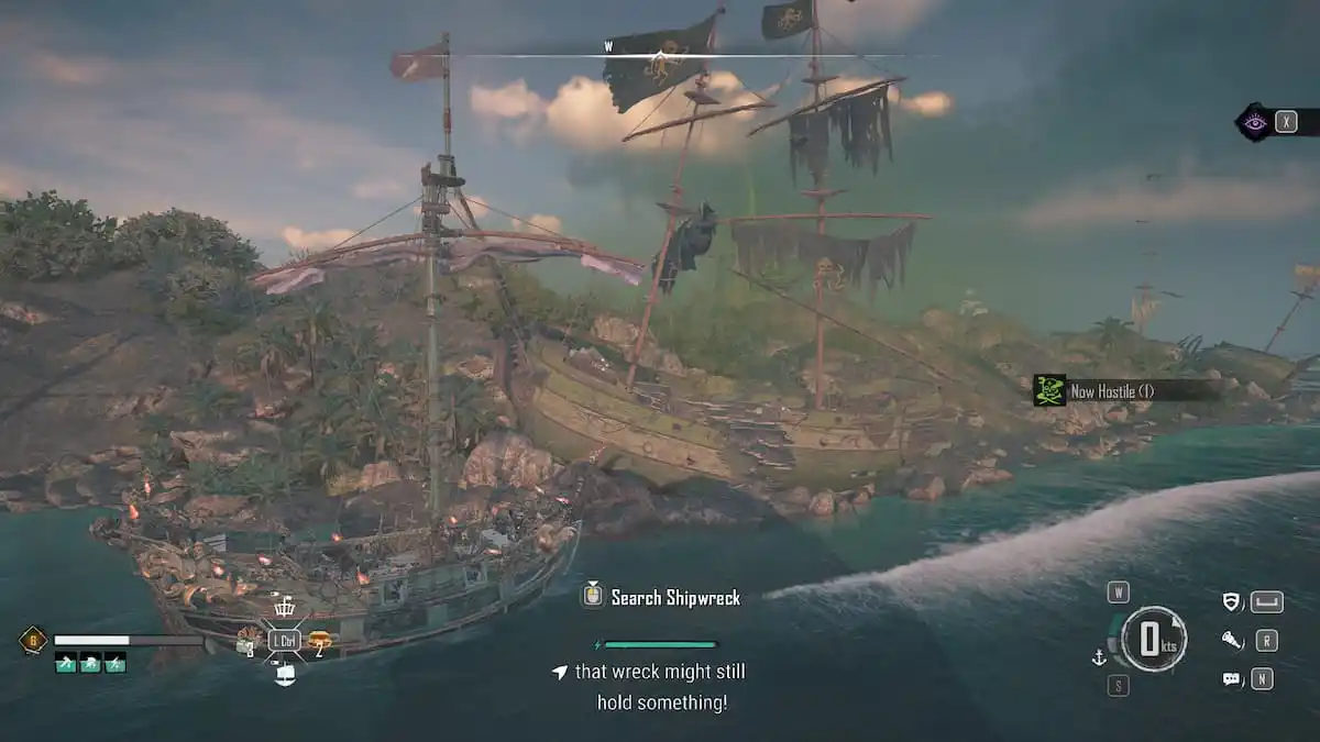Arnold's crashed ship. 