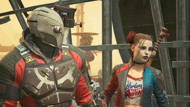 Harley Quinn and Deadshot confused in Suicide Squad: Kill the Justice League