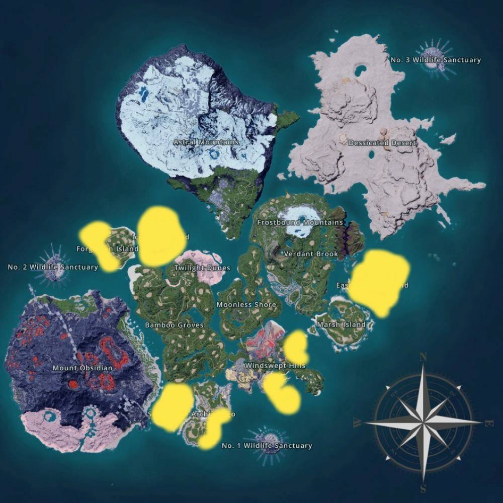 Where to Catch Every Pal in Palworld: All Pal Locations with Maps ...
