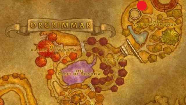 Orgrimmar mount map