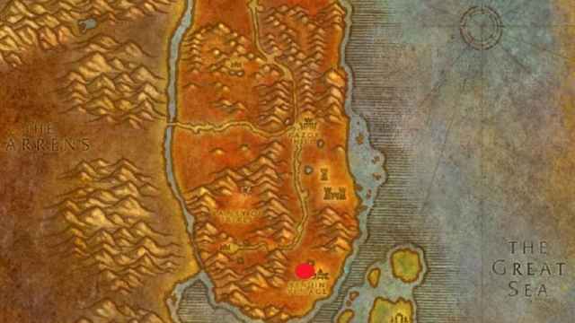 Durotar mount map