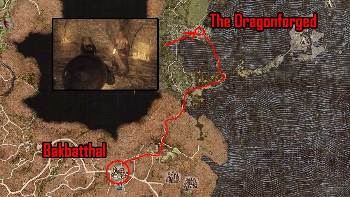Wyrmfire Smith-Standort in Dragons Dogma 2