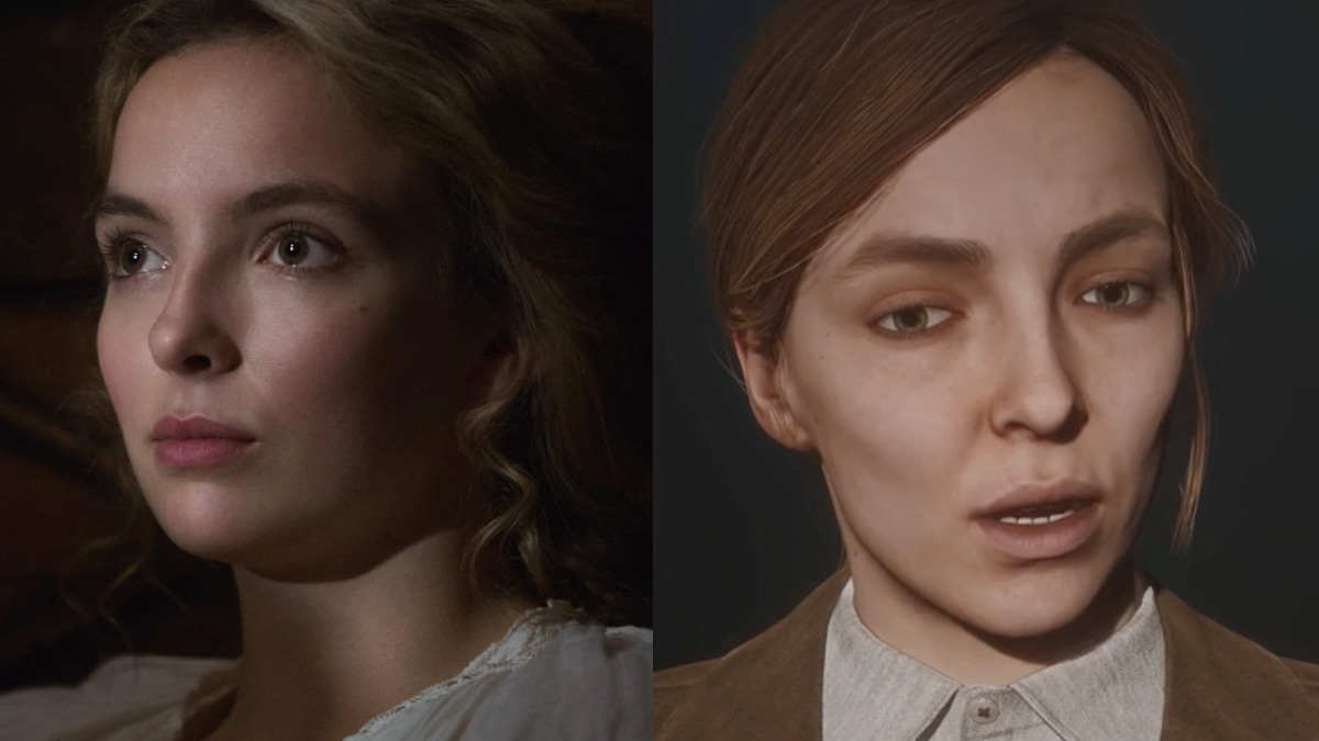 Jodie Comer on the left and Emily Hartwood on the right